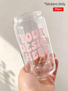 1/10/20/30/50件客製化UV 3D轉印貼紙 DIY Logo 防水禮品包裝標籤 公司Logo名稱貼紙 UV DTF轉印 - 多色1 - 查看 28