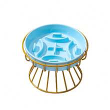 Ceramic Slow Feeder Bowl With Neck Protection Stand, Anti-Drop Food Bowl For Small Dogs And Cats, Anti-Choke Dog Bowl, Easy To Clean Ceramic Slow Feeding Dish For Cats And Dogs, Anti-Choke Neck Protection Pet Bowl - 200ml - View 16