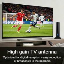 2026 New Ultra HD TV Antenna, Indoor/Outdoor Universal, Built-In Signal Amplifier, 360° & Long Range Reception HD TV Antenna, Suitable For Local Channels, Supports 4K And 1080P HD Digital TV, Enhanced Signal, Suitable For Home TV - View 7