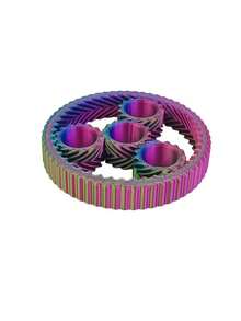 Mainan Cincin Bintang Spiral Penghilang Stres Cetak 3D, Spinner Jari Universal Populer, Putaran Halus, Desain Keren - MultiWarna - View 6