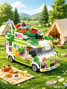 Bộ lắp ráp xe đồ chơi cho người lớn, xe mô hình khối lắp ghép cao cấp hình Hamburger/Bánh kem/Trái cây/Món tráng miệng/Cà phê, trò chơi giải tỏa căng thẳng và lo âu, phù hợp cho cặp đôi tương tác giải đố, giúp giảm bớt sự cáu kỉnh và áp lực - Nhiều màu - Xem 18