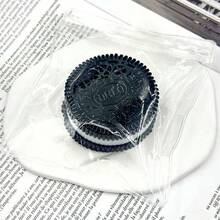 柔軟解壓三明治餅乾創意黏性捏捏樂，手指感官紓壓玩具，朋友家人小禮物，發洩壓力食物模型，便攜式手指玩具，節日生日禮物，生日/復活節/聖誕禮物，復活節彩蛋籃填充物 - 彩色 - 查看 3