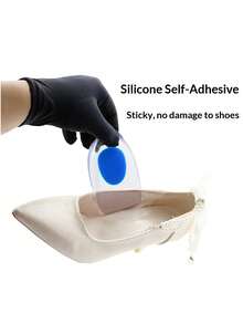 2/1pc Affordable Practical Clear Silicone Gel Heel Cushion Inserts, U-Shaped Heel Pads, Shock Absorption Anti-Impact Orthopedic Insoles For Office Travel Sports Daily Wear, Men Women Reusable Washable Foot Comfort Support, Graduation Season Gift - Heel Pad - View 11