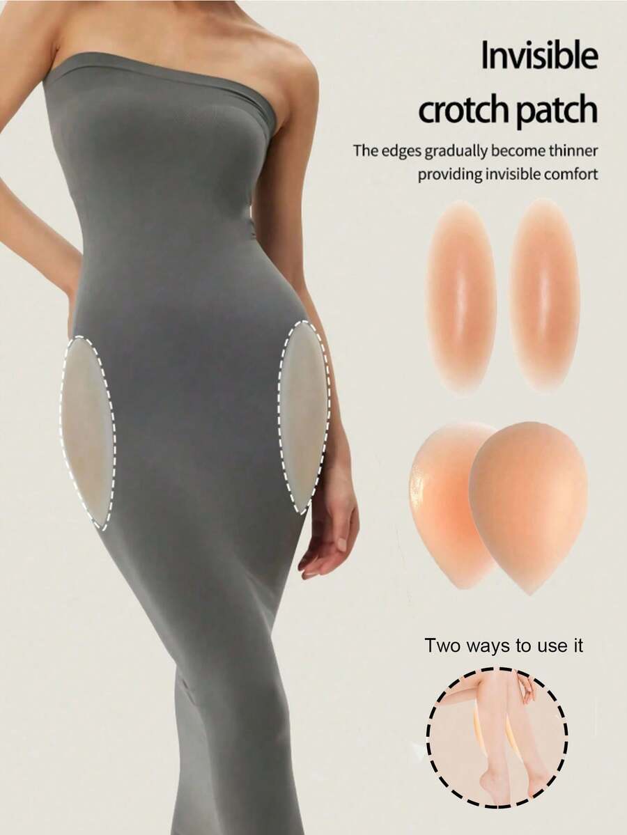 Selbstklebende Silikon-Po-Polster für Damen, Hüftpolster, Wadenpolster, unsichtbare nahtlose Body-Shaping-Polster, Po-Verstärker-Polster, falsche Po-Polster, Silikon-Schulterpolster, selbstklebender nahtloser falscher Po, natürliche Auffüllung für Hohlräume, perfekte Kurven formen - Verschiedenfarbig - Übersicht 1