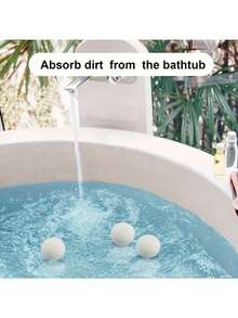 Bolas de limpieza para piscina - de absorción rápida, alta eficiencia, esponjas reutilizables para frotar spa y jacuzzi, adecuadas para sistemas de filtración de arena, diseño de superficie texturizada duradera, esenciales para el mantenimiento de piscina y spa. - Bolas de esponja descalcificadoras - Ver 8