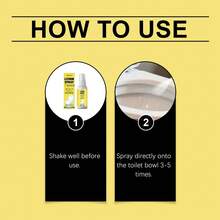 Spray desodorante para inodoro con aroma a limón, un spray suave antes de usar el inodoro, crea instantáneamente una película fragante y fresca en la superficie del agua. Bloquea rápidamente los olores vergonzosos y evita que se propaguen, dejando solo una fragancia refrescante a limón que perdura en el espacio. Botella compacta para un uso conveniente, haciendo que cada uso esté acompañado por un aroma fresco y soleado, con elegancia y dignidad. - Múltiples formas - Ver 7