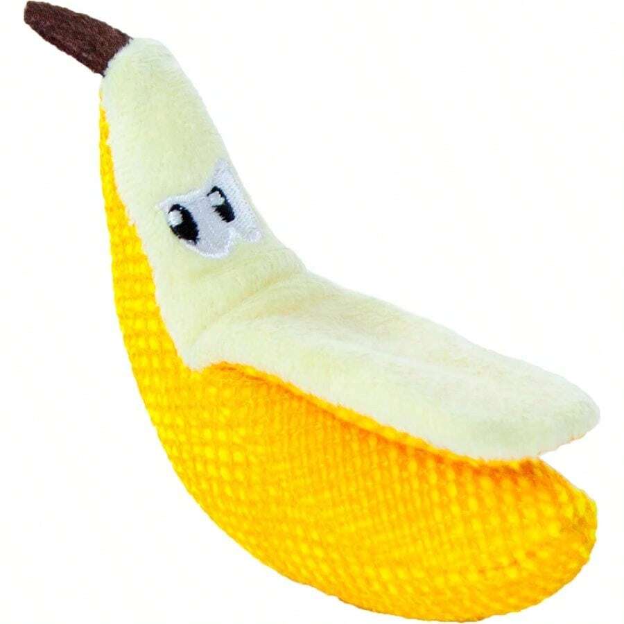 Catstages Dental Banana Catnip Chew Toy - Banana - View 1