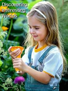 1pc Kids Handheld Digital Microscope 1000x HD Magnification 2-Inch IPS Display Screen Science Experiment Educational Toy For Primary And Middle School Students Boys Girls Birthday Gift Portable Photo & Video Recording Shockproof Microscope Outdoor Insect & Plant Observation Magnifier With LED Fill Light PC Connection Support 3-12 Years Old Children Early Education Exploration Teaching Aid Home & Classroom - Multicolor - View 5