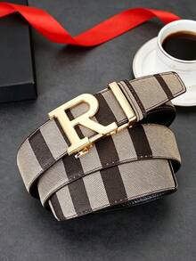 New Top Material Genuine Leather Cowhide Men's Belt, Fashionable And Versatile Business Belt For Men Luxury Brand Belts Men - Multicolor - View 4