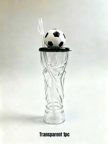 1個 2026 世界盃獎盃造型啤酒杯 - 創新大容量啤酒杯 - 雞尾酒杯或居家禮物杯 - 足球主題派對杯 - 均碼 - 查看 15