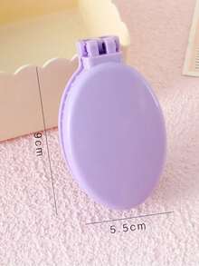 1pc 2-In-1 Foldable Lens Scalp Massage Comb, Mini Lightweight Pocket Hairbrush Tool, Portable Foldable Hair Comb, Suitable For Travel, Outdoor, Sports, Office, School And Daily Care, Practical Beauty Accessory And Graduation Gift - Folding Comb - View 17