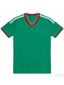 Men's Football Shirt, Didier Drogba Ivory Coast Cartoon - Green - View 3