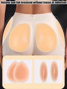 Selbstklebende Silikon-Po-Polster für Damen, Hüftpolster, Wadenpolster, unsichtbare nahtlose Body-Shaping-Polster, Po-Verstärker-Polster, falsche Po-Polster, Silikon-Schulterpolster, selbstklebender nahtloser falscher Po, natürliche Auffüllung für Hohlräume, perfekte Kurven formen - Verschiedenfarbig - Übersicht 4