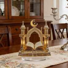1pc Decorative Acrylic Mosque Desktop Ornament, 2D Craft Art, Multi-Purpose Home Decor, Ideal Ramadan Eid Gift - 1PC - View 8