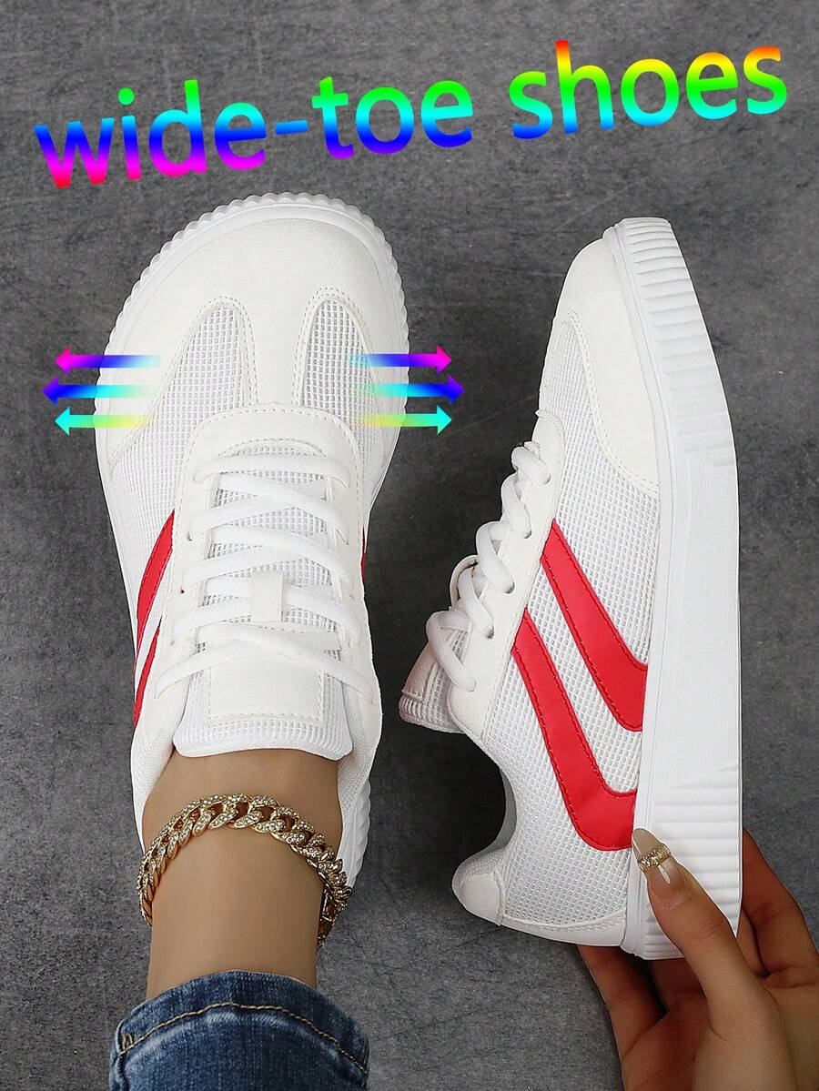 Zapatos deportivos de mujer descalzos, zapatos deportivos de mujer anchos minimalistas - Zapatos casuales cómodos antideslizantes, diseño de punta ancha, tela transpirable, suela sin caída, perfectos para caminar y yoga, zapatos planos de mujer, zapatos deportivos casuales unisex