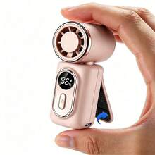 Portable Handheld Clip-On Fan 3-In-1, USB Rechargeable 3000mAh Battery, 5-Speed Wind, 180° Angle Adjustment, Cooling Fan For Travel And Office - 卡片夾式 - 查看 10