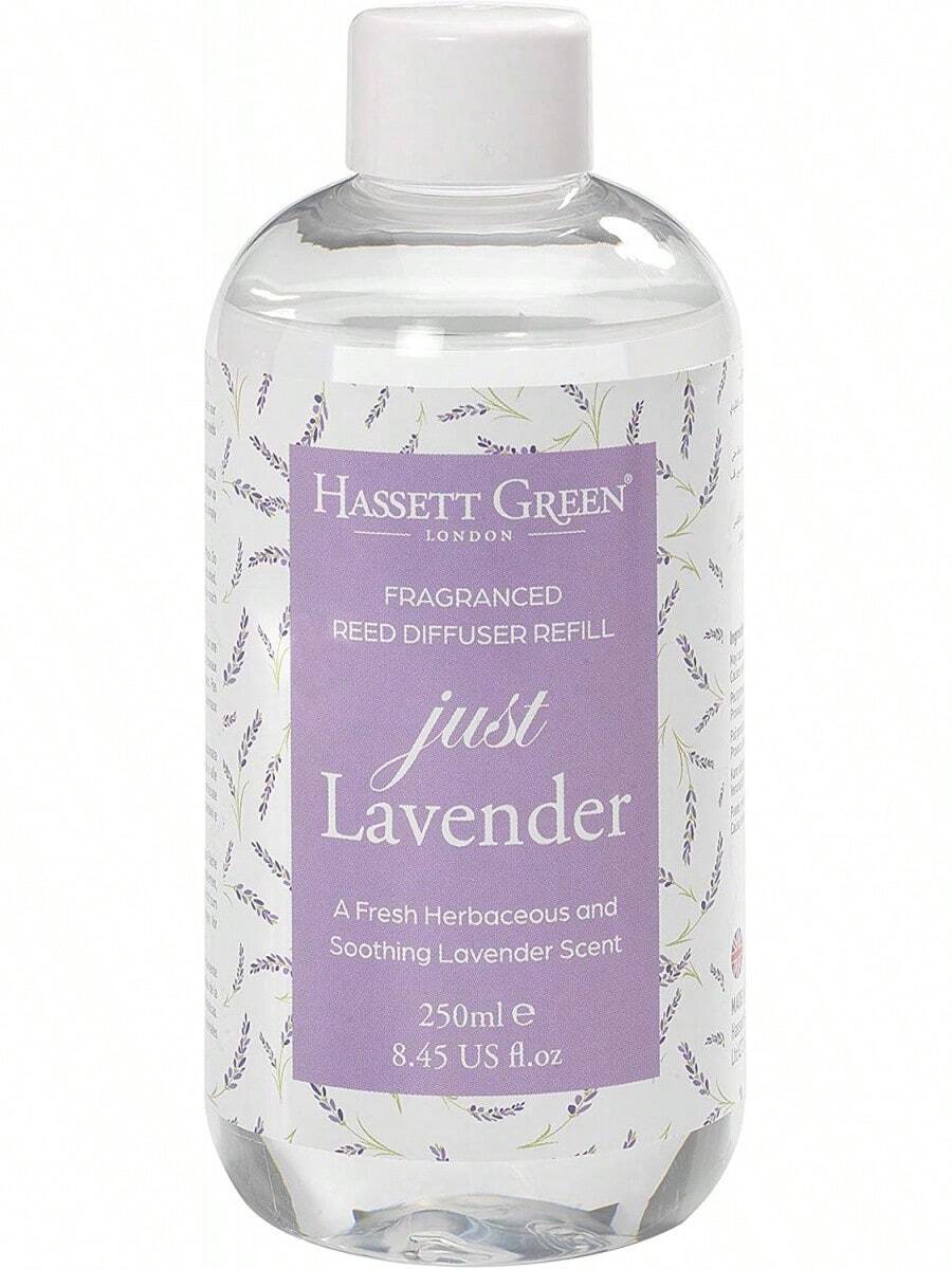 Hassett Green London - Just Lavender - Fragrance Oil Reed Diffuser Refill - Larger Size 250ml Bottle : & Personal Care SDWE - 1 - View 1
