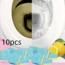 12pcs/24pcs Toilet Cleaning Effervescent Tablets, Toilet Cleaner, Deodorize, Prevent Yellowing, Odor Removal. 1 Tablet Dissolves Quickly, Easy To Use. Long-Lasting Cleaning Effect, Gentle And Non-Irritating, Protects Toilet Glaze. Mild Formula Suitable For Various Toilet Materials, (Random Delivery Of New And Old Models) - Powdery - View 6