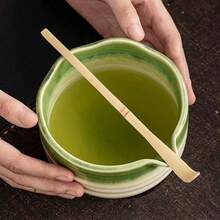 1pc/4pcs/7pcs Set Gradient Green/Pure Pink Japanese Kiln-Fired Matcha Tea Set, Other Tea Sets, Complete Matcha Tool Set, Full Matcha Tool Set, Matcha Set, Matcha Whisk Set, Matcha Tools, Matcha, Matcha Plate, Matcha Tools, Cup, Matcha Related Products, Including Matcha Bowl, Matcha Whisk, Matcha Cup, Matcha Whisk, Matcha Spoon, Matcha Bowl, Matcha Saucer, Matcha - Multicolor - View 7
