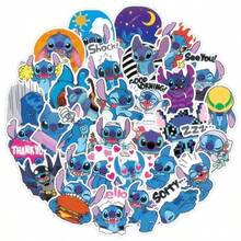 1pc Lilo & Stitch Cute Anime Waterproof Non-Repeating Stickers For Journal, Laptop, Water Bottle, Helmet & Car DIY Decoration; Ideal Daily,Birthday & Back-To-School Gift For Custom Stationery, Teacher Presents And Festive DIY Supplies - A - View 8