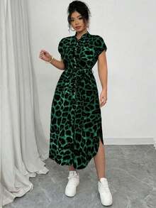 Women Midi Dresses - Royal Blue - View 11