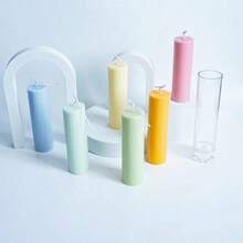 15cm Cylindrical Candle Mold Wholesale, Handmade Aromatherapy Candle Making Supplies, Easy Release, Durable Plastic Mold Set, Home Decor Gift - 83001016 - View 4