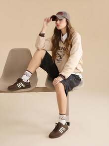 Vintage Patchwork Color German Trainer 2026 Spring/Autumn New Fashion Lightweight Casual Sports Flat Sneakers - Brown - View 10