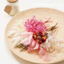 人造花 DIY 套件 10-12 英吋，精選仿真薰衣草/尤加利/小麥，適合居家辦公室婚禮裝飾，低維護波希米亞鄉村風家居裝飾，婚禮中心花藝布置 - Mix-12 - 查看 4