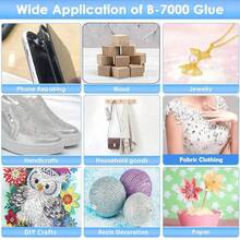 9ml B7000 Multi-Purpose Adhesive Glue For Handmade DIY, Suitable For Rhinestone DIY Crafts, Clothing, Brooches, Jewelry Pendants Inlay And Decorative Bonding - A - View 5