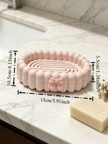 1pc Exquisite Butterfly Shaped Bubble Soap Dish, Suitable For Home Laundry Area And Bathroom, Includes Soap Liquid Storage Tray And Drainage Tray, Suitable For Travel, Mother's Birthday Gift - / - View 5