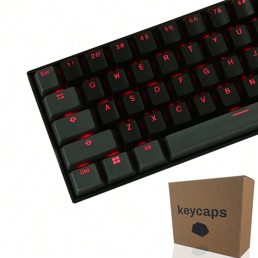 PBT Translucent Keycap OEM Profile Cherry MX Key Set For 61 87 104 MX Switches Gaming Mechanical Keyboard - View 1