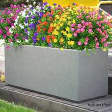 OBOVAY 20 bouquets de fleurs artificielles d'extérieur, résistantes aux UV, résistantes à la décoloration, buissons de buis en plastique, (mélange jaune, blanc, violet, rouge) pour jardin, patio, porche, jardinière, maison, mariage, décoration suspendue de style ferme - Plusieurs styles - Voir 1
