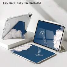 飛機與雲朵圖案彩繪效果平板保護殼附支架，適用於 Honor 8/9/10/X8/X8A/X9/X8Pro/X9Pro、MatePad SE 11"/MatePad 11"/11.5"、MatePad Pro、Apple 10th/11th Gen 2025 (A16)、Galaxy Tab A7/A9 及其他熱門機型 - 款式12 - 查看 8