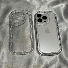 Premium Cream White Minimalist Mobile Phone Case, Asymmetrical Design, Compatible With 11, 11 PRO, 11 PRO MAX, 12, 12 MINI, 12 PRO, 12 PRO MAX, 13, 13 MINI, 13 PRO, 13 PRO MAX, 14, 14 PLUS, 14 PRO, 14 PRO MAX, 15, 15 PLUS, 15 PRO, 15 PRO MAX, 16, 16E, 16 PLUS, 16 PRO, 16 PRO MAX, X, XS, XR, XS MAX, 17, 17 PRO, 17 AIR, 17 PRO MAX - 混合顏色 - 查看 4