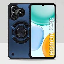 HEAVY DUTY CASE WITH REINFORCED IMPACT-RESISTANT RING COMPATIBLE WITH VIVO X5C - BLUE RING - View 1