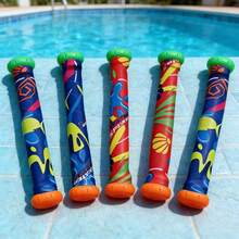 5 Sets Affordable Practical PVC Material Random Color Swimming Pool Dive Toys Set, Underwater Treasure Hunt Grabbing Game, Adult Water Sports Equipment, For Outdoor Pools Beaches, Summer Party Game Props, Halloween Thanksgiving Gift - Diving Toys - View 4