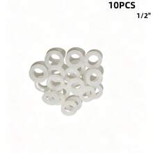 [50pcs Leak-Proof Silicone Gaskets]10/20/30/40/50pcs White Silicone Sealing Leak-Proof Gaskets For Household Pipe Fittings, Suitable For 1/2 Inch Pipe Sealing Silicone Rings, Hot And Cold Silicone Rings, Drainage Connection Explosion-Proof Heat-Resistant Leak-Proof Silicone Gaskets - A - View 18