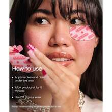 Faded Under Eye Masks - Rejuvenating Skincare For Enhanced Skin Tone And Hydration Arbutin Caffeine Firming Eye Cream Skin Care Product - Classic Pink (18 pairs) - 查看 4