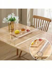 1.0mm Transparent Soft Glass Dining/Coffee Table Cover, Heat Resistant, Waterproof, Oil-Proof For Kitchen And Living Room - PVC Transparent Home Tablecloth - View 37