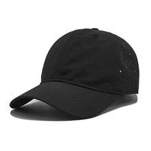 Men's Quick-Dry Baseball Cap, Summer Lightweight Breathable Mesh Sun Protection Hat, Plain Baseball Cap - Casual Baseball Cap - View 3