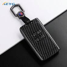 Carbon Fiber Style ABS Car Key Fob Cover, Protective Key Shell Fit For Renault Koleos Kadjar Megane Talisman Captur Espace Clio 2016-2023 & Dacia Duster 2023 - Renault a - View 4