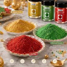 Edible Glitter For Drinks, Glitter Shimmer Sprinkle Powder For Cocktails, Baking, Beverages, Cakes, Strawberries, Cookies, Fondant, Vegan(5g/Bottle) - View 5