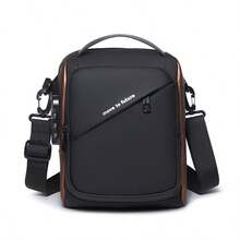 4 Colors Available, Casual Chest Bag For Men, Multifunctional Crossbody Sling Bag With Combination Lock, Lightweight Large Capacity, PU Leather Waterproof And Wear-Resistant, Sports Cycling Shoulder Bag - Multicolor - View 13