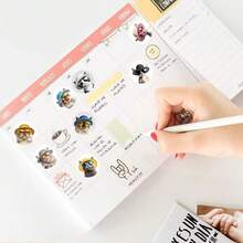 502pcs/Roll, Glasses Puppy Pattern Stickers, Top Choice For Small Gifts. DIY Stickers. Happy Father's Day, Back To School Season. 10 Different Patterns. PVC Material, Suitable For Gift Packaging Labels, Party Favors. Water Bottle Decoration. Planner Decoration, Souvenir Decoration. Gift Packaging Decoration, Classroom Reward Supplies, Study Stationery Decoration, Scrapbook Stickers And Other Favorite Product Decoration Stickers. - Multicolor - View 8
