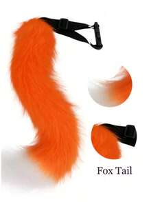 2pcs/Set Animal Ear Headband Fox Set, Cosplay Party Costume, Cute Plush Ear Accessories, Photo Props, Couple Matching Outfit Accessories - Multicolor - View 6