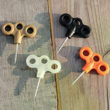 Camping Deck Pegs, Outdoor Camping Tent Wind Rope Fixing Nails, Three-Eye Screw Nails, Multi-Rope Fixing Ground Pegs, Ground Anchor Camping Hiking Trampoline Tent Outdoor Tools - Multicolor - View 10