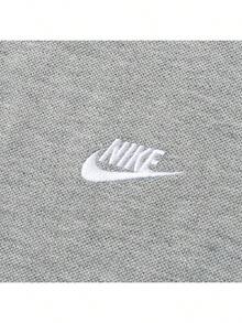 Nike 男士運動 Polo T恤 AS M NK CLUB SS POLO 珠地 2026 夏季新款 男士灰色商務休閒運動短袖 Polo 衫 FN3895-063 - 調色暗灰/白 - 查看 3