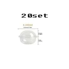 30/20/10個 U型飲料杯附蓋，蛋糕杯 250ml/360ml/500ml 三種尺寸 - 耐熱慕斯蛋糕杯，適用於分層蛋糕、派對甜點 - 適用於冷飲、果汁、果昔、冰淇淋、冰咖啡、奶昔和冷飲咖啡店、派對、戶外活動、聖誕節適用甜點杯，附蓋飲料杯，附蓋甜點杯 - 透明 - 查看 23