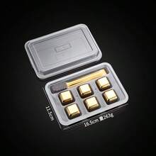 8/6/4/2pcs Stainless Steel Ice Cube Set, Reusable Ice Stones, Quick Cooling, Suitable For Back To School - View 20