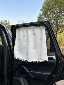 1 pieza Parasol para cochecito de bebé, protección UV, aislamiento térmico, protección solar, con sombrilla de cordón, parasol de cordón para coche - A - Ver 9